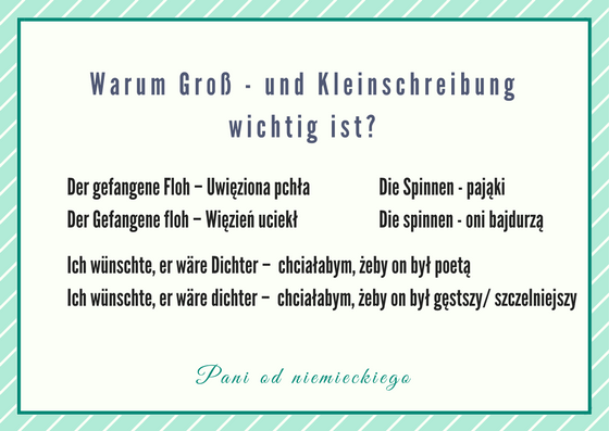 Warum Grossschreibung